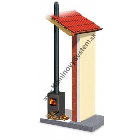SCHIEDEL Permeter 25 DN180 v.4,26m -zvislý dymovod